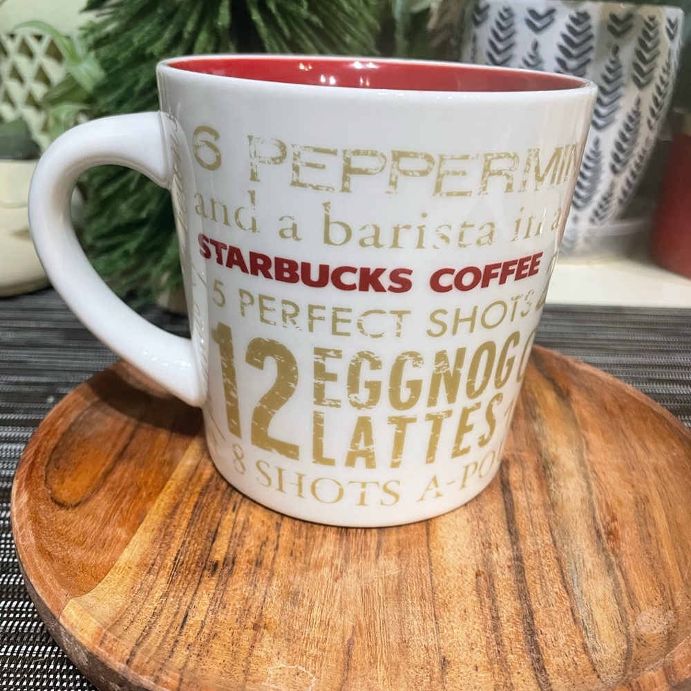 Starbucks 12 Days of Coffee Holiday Mug 2008